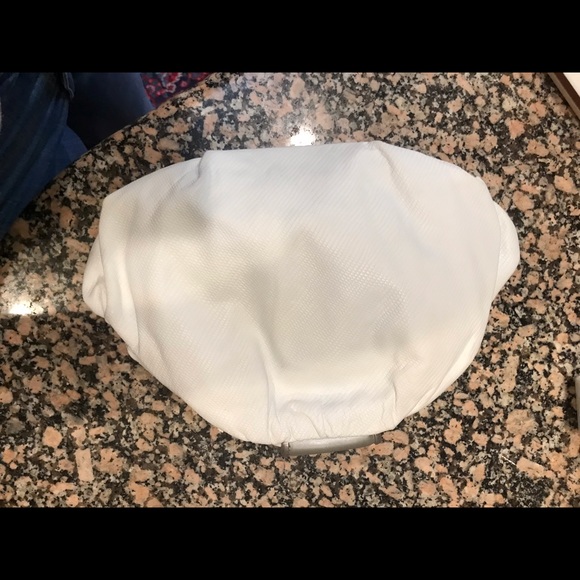 White and Silver Bag by Hala, Leather